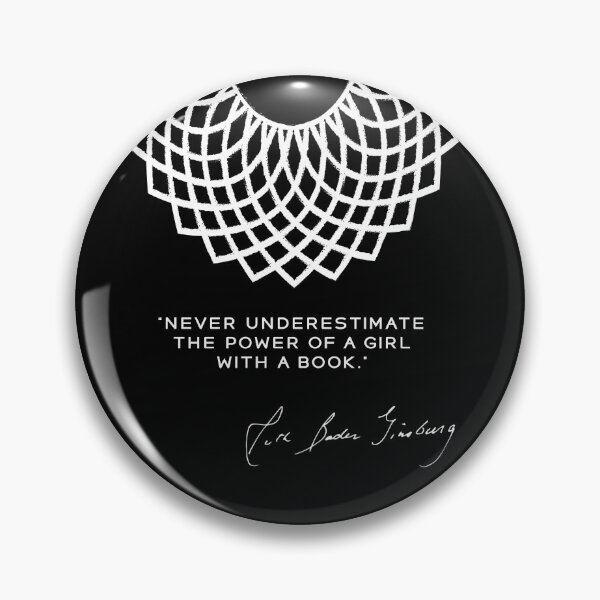 Item preview, RBG Never Underestimate the Power of a Girl With a Book designed and sold by GalleryArtField.