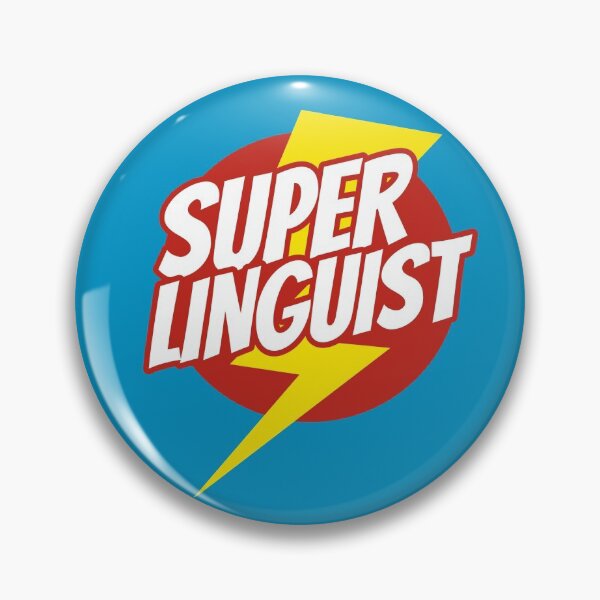 Item preview, Super Linguist - Funny Linguistic Superhero - Lightning Edition designed and sold by isstgeschichte.