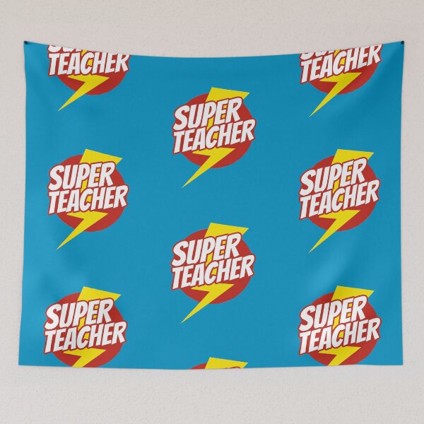 Item preview, Super Teacher - Funny Teacher Superhero Lightning Edition designed and sold by isstgeschichte.