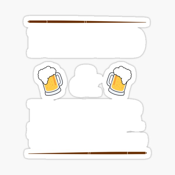 Party and drink Sticker