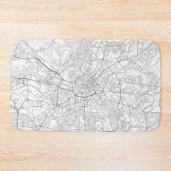 Item preview, Manchester City Map designed and sold by JLCDesign.