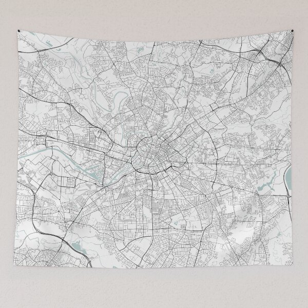 Item preview, Manchester City Map designed and sold by JLCDesign.