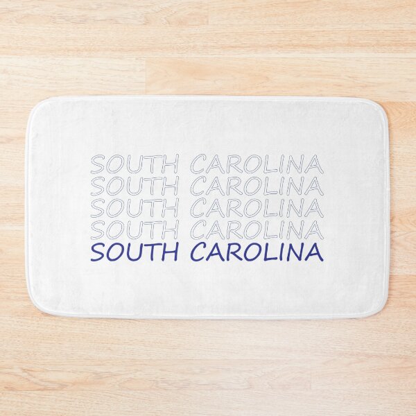 Item preview, South Carolina Repeating Blue Bold Uppercase designed and sold by artbylukas.