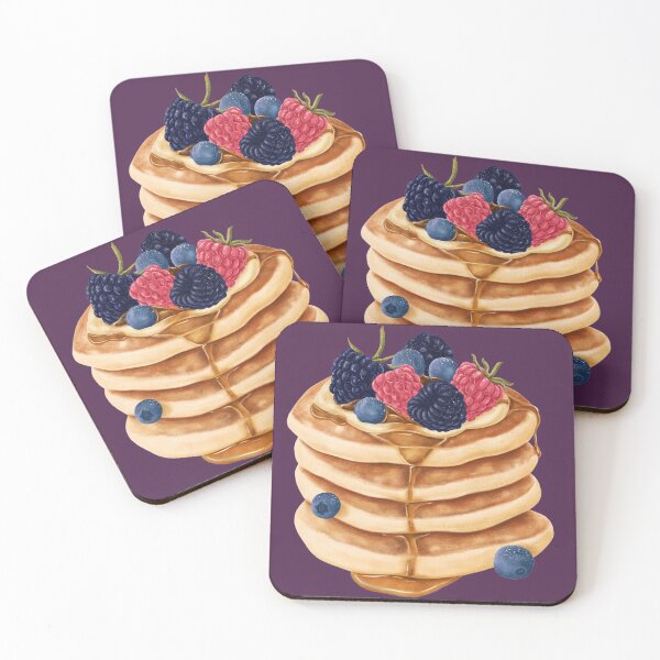 Item preview, Mixed Berries Pancake With Honey designed and sold by Alicia Chee.