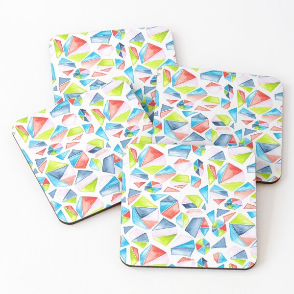Item preview, WATER COLOUR TRIANGLE SPREAD GEOMETRICAL SHAPE designed and sold by PrachiManerikar.