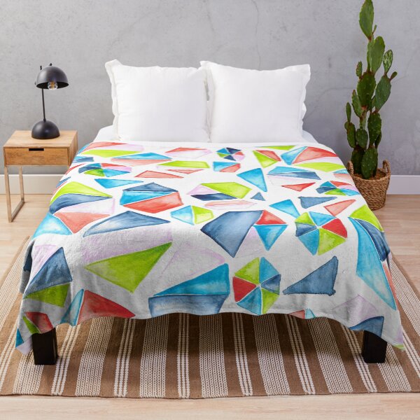 Item preview, WATER COLOUR TRIANGLE SPREAD GEOMETRICAL SHAPE designed and sold by PrachiManerikar.