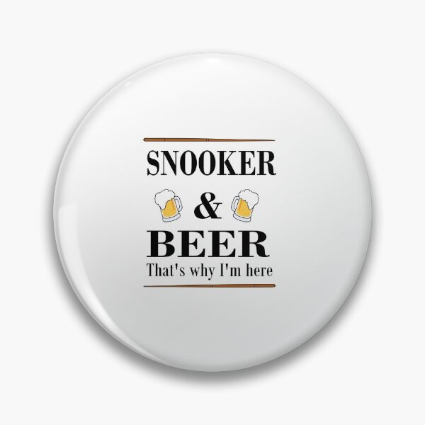 Item preview, Snooker & Beer - That's why I'm here! designed and sold by Jannis12.