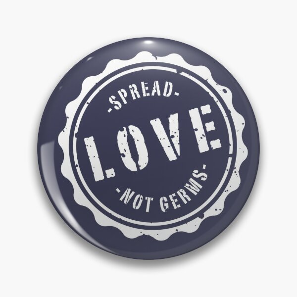 Item preview, spread love not germs designed and sold by Elaine Puhek.