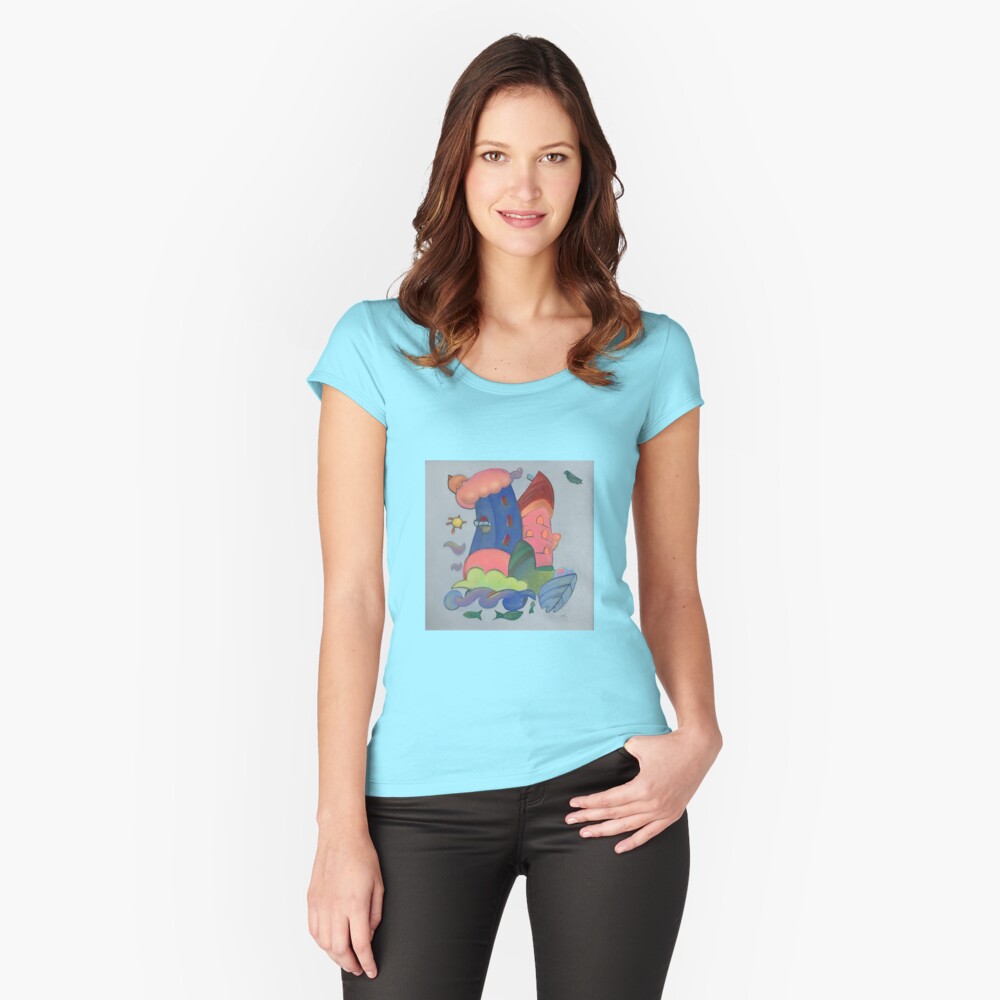 Item preview, Fitted Scoop T-Shirt designed and sold by AnnetteArt.