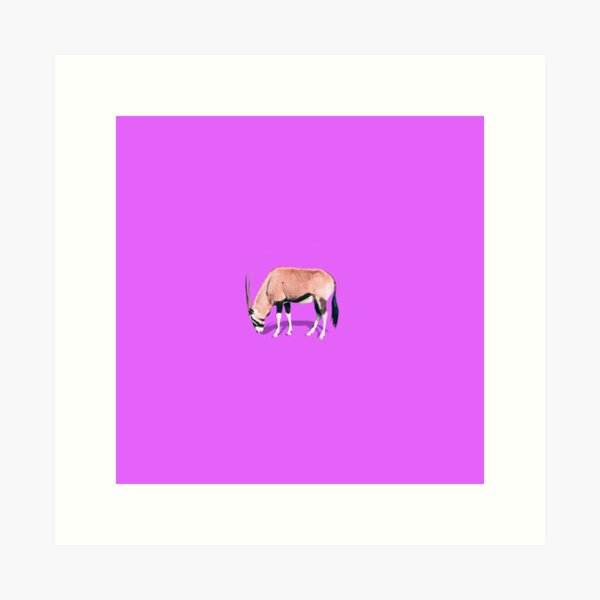 The wildebeest Art Print