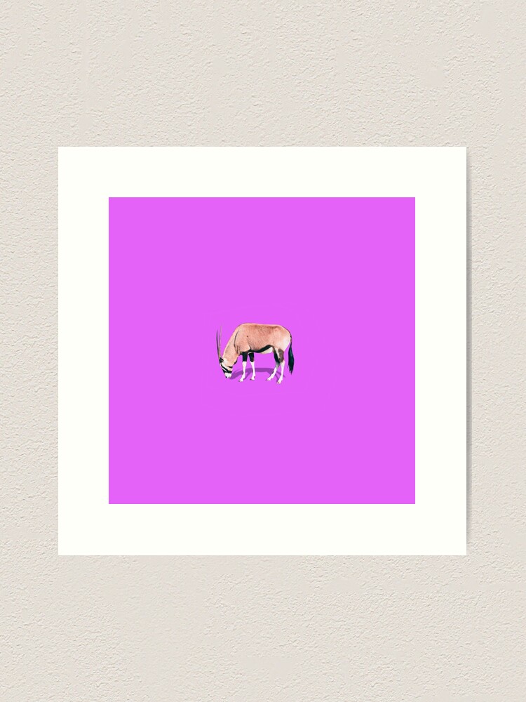Alternate view of The wildebeest Art Print