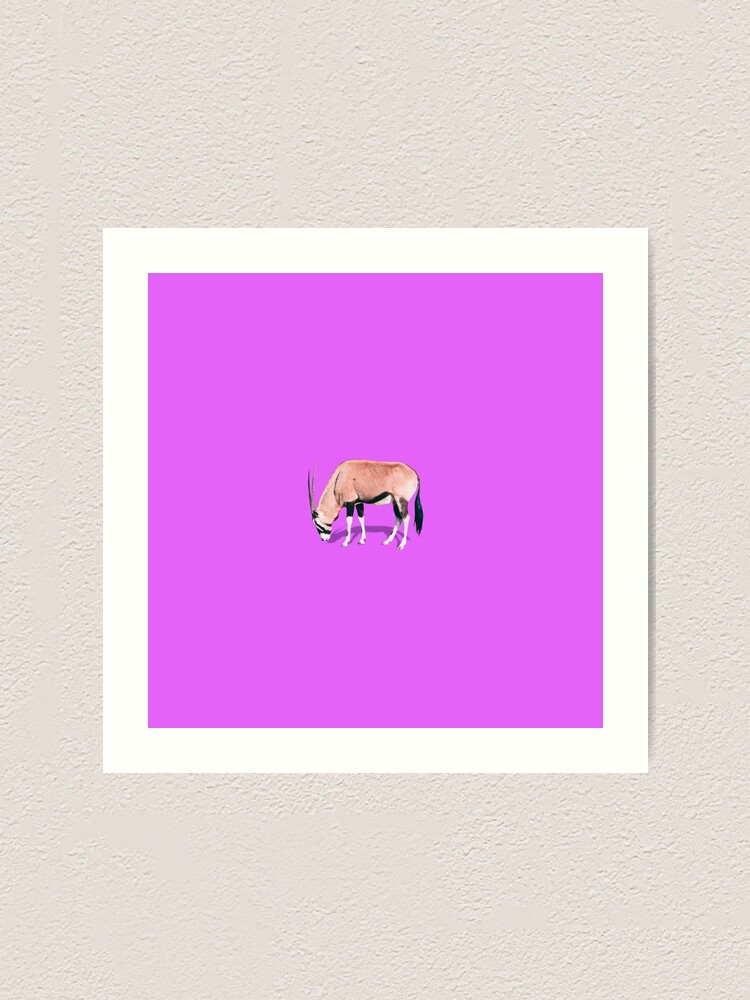 Alternate view of The wildebeest Art Print