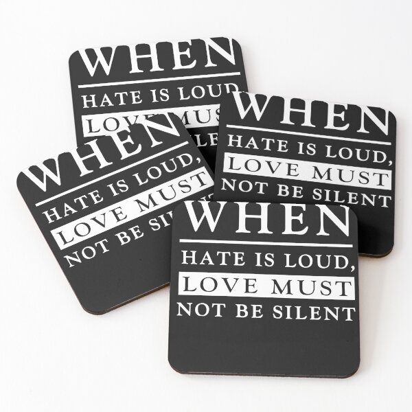 Item preview, When Hate Is Loud Love Must Not Be Silent  designed and sold by AngelJames.