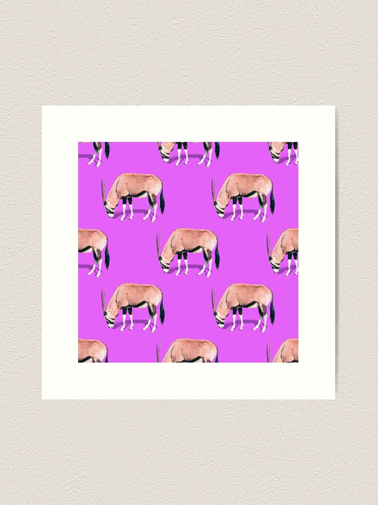 Alternate view of Antelopes pattern Art Print