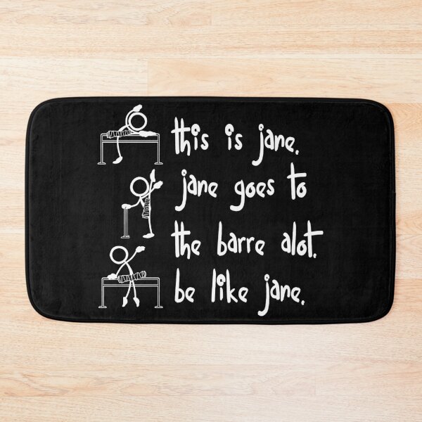 Item preview, Stick Figure Barre Print for Ballet Gift designed and sold by PMDConcepts.