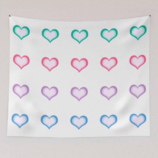 Item preview, Colorful hearts designed and sold by OkihanaShop.