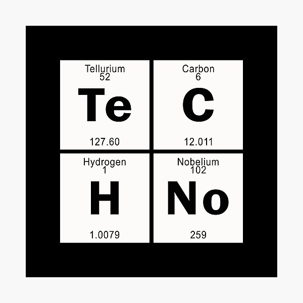 Techno Photographic Print