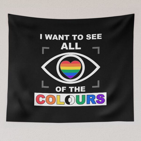 Item preview, TRUE LOVE is colourblind - I want to see ALL of the colours - LIFE is short – be yourself - LIVE FREE  designed and sold by originalsusie.