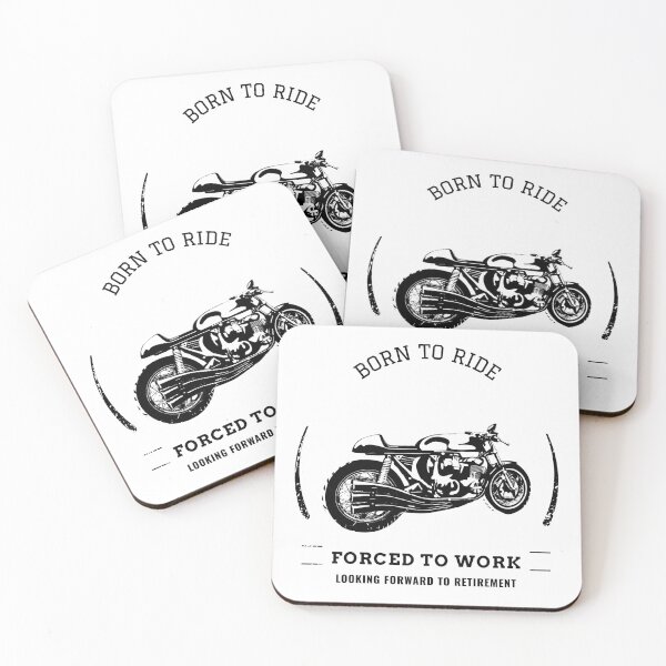 Item preview, Born To Ride, Forced To Work designed and sold by JodyzDesigns.