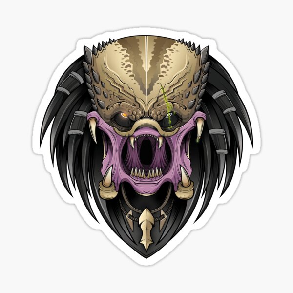 Welcome to the jungle Predator (neon) - Alien Versus Predator - Sticker