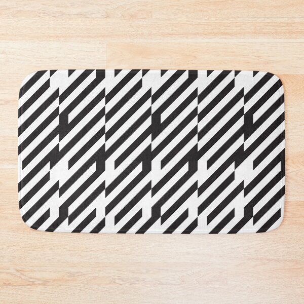 Item preview, Abstract black and white lines pattern designed and sold by kallyfactory.