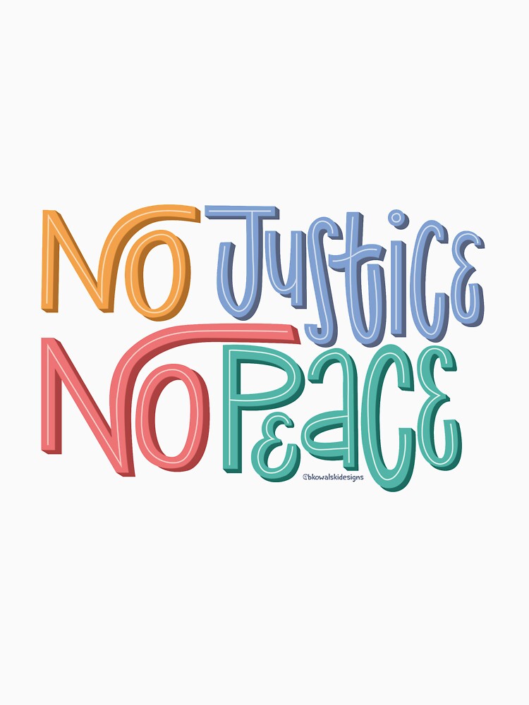 Disover No Justice No Peace Classic T-Shirt
