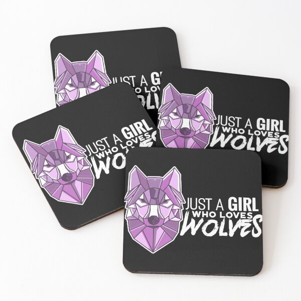 Item preview, Just A Girl Who Loves Wolves product, Wolf Tee designed and sold by Lisbob.