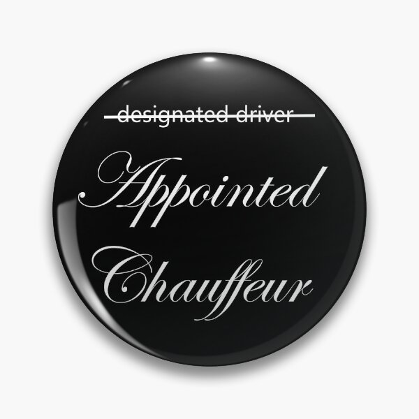 Item preview, Designated Driver Appointed Chauffeur White Ver designed and sold by Sparcicus.