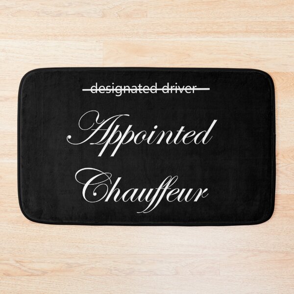 Item preview, Designated Driver Appointed Chauffeur White Ver designed and sold by Sparcicus.