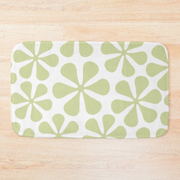 Item preview, Abstract Flowers Lime Color on White designed and sold by NataliePaskell.