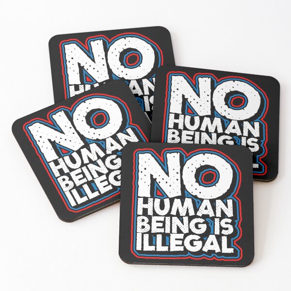 Item preview, Ningún ser humano es inmigrante ilegal designed and sold by inkedtee.