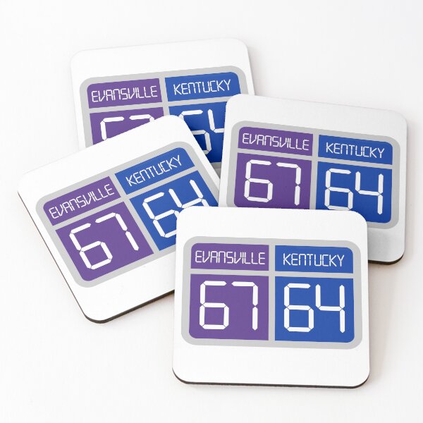 Item preview, University of Evansville vs Kentucky Scoreboard designed and sold by sydney-leigh.