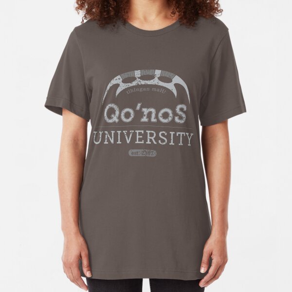 Qo'nos University Slim Fit T-Shirt