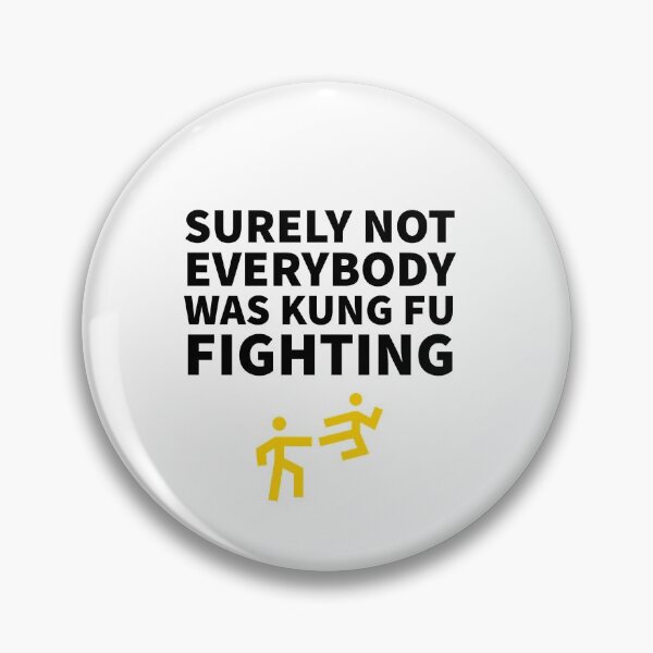 Item preview, Surely not everybody was kung fu fighting - Minimalist - Icons  designed and sold by Tropical Blood.