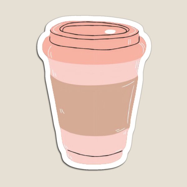 Pink Coffee Maker #2 - Pink - Magnet