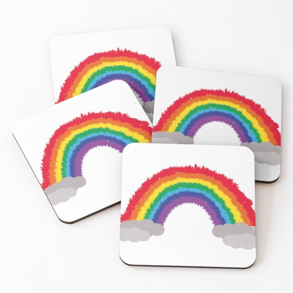 Item preview, Paint brush feathered rainbow designed and sold by JJFreckle.