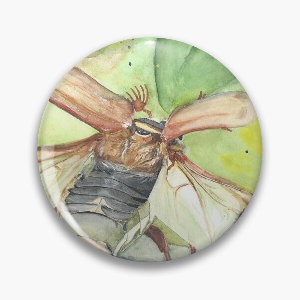 Item preview, Watercolor painting - May beetle designed and sold by Karottenlotte.