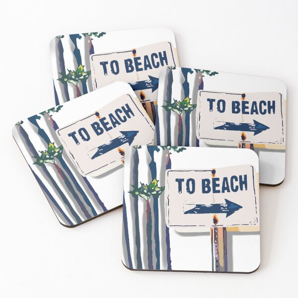 Item preview, beach this way designed and sold by sketchymandyy.