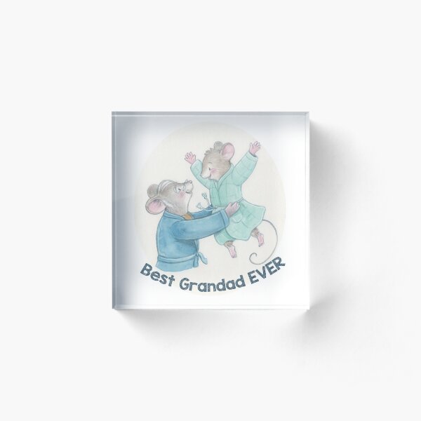 Best Grandad EVER Acrylic Block