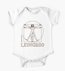 I LOVE LEONARDO DA VINCI T-shirt One Piece - Short Sleeve