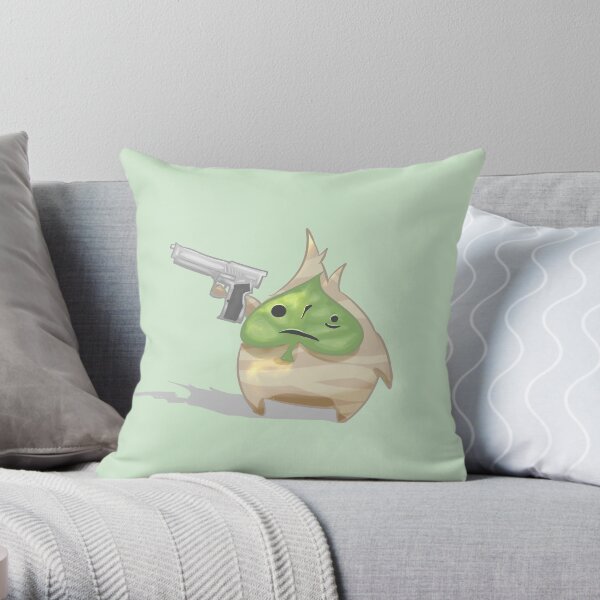 Korok Gun Throw Pillow