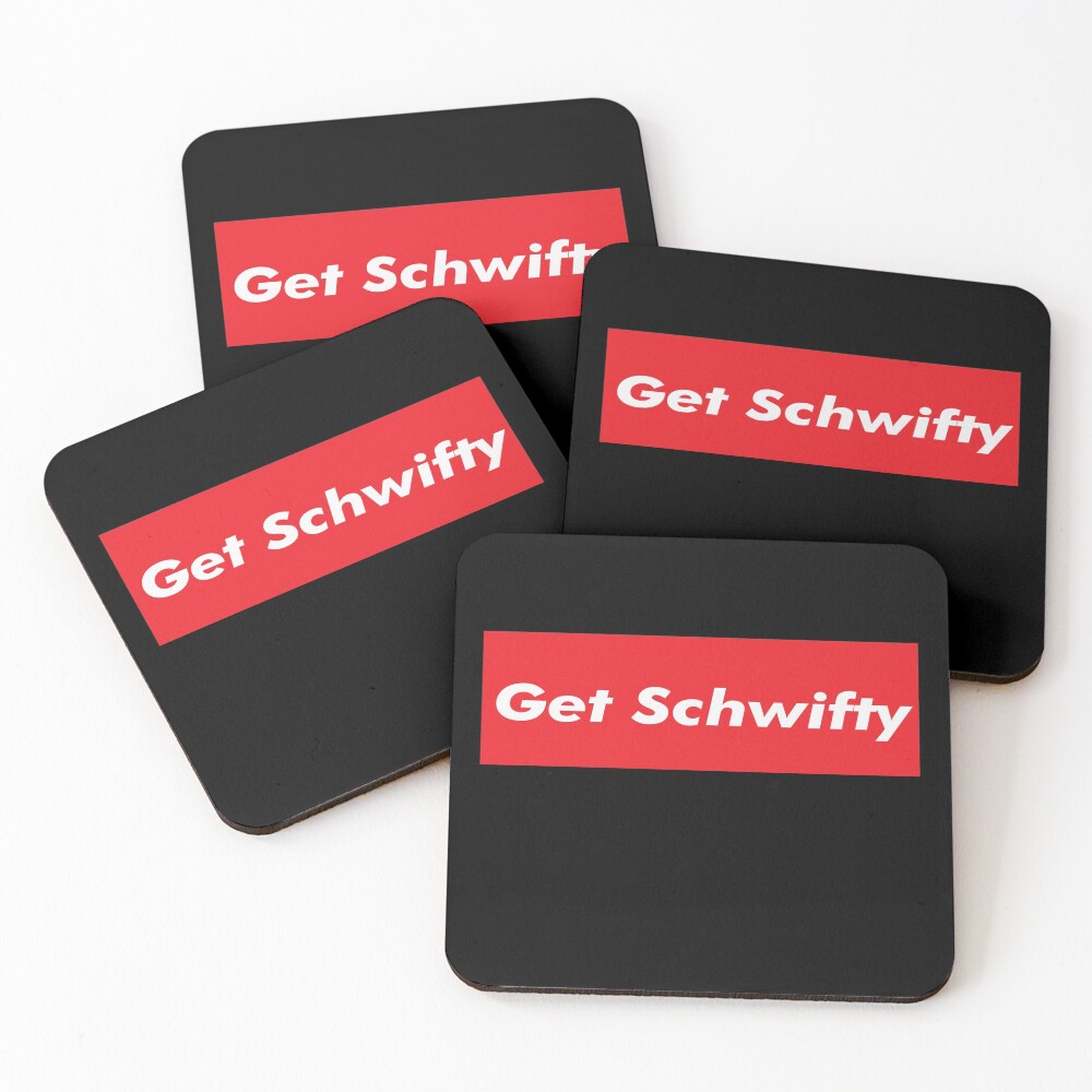 Get Schwifty Rick And Morty Design Coasters (Set of 4)