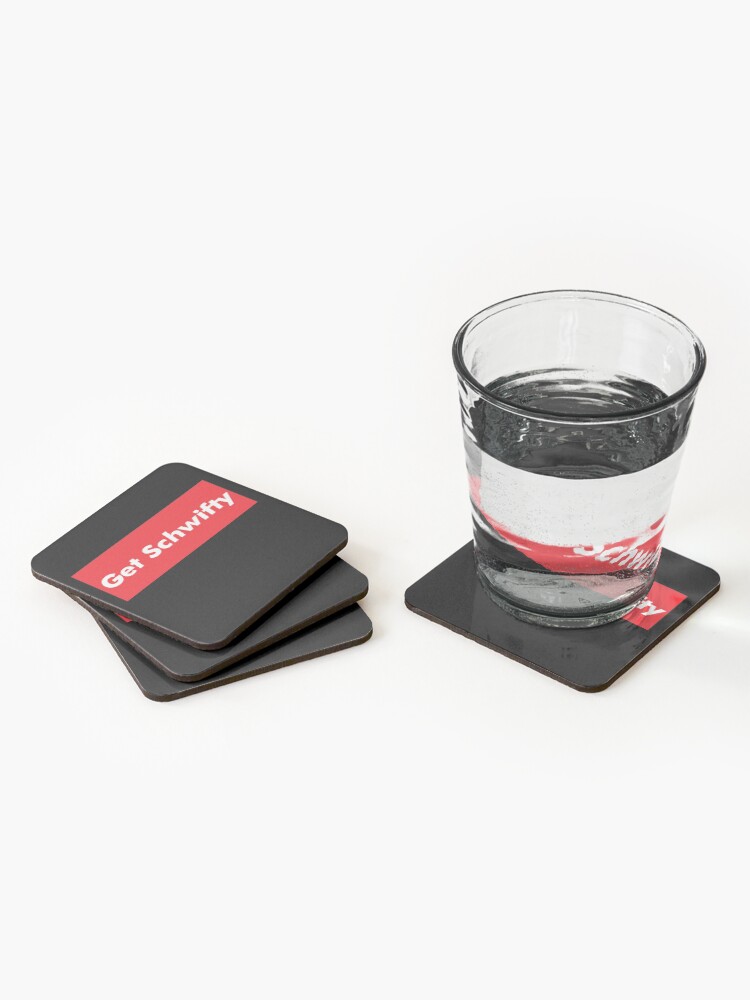 Alternate view of Get Schwifty Rick And Morty Design Coasters (Set of 4)