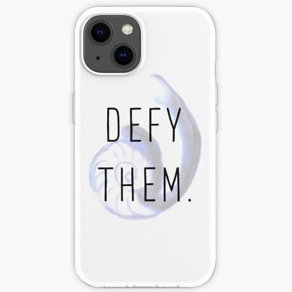 "Defy Them" Cosima's Tattoo - Orphan Black - Cophine iPhone Soft Case