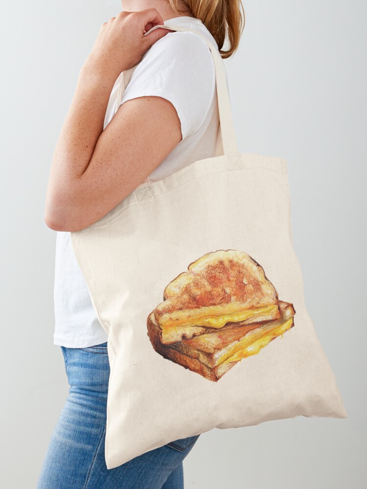 Sandwich Design 100% Cotton Canvas Lunch Bag With Strap - Great