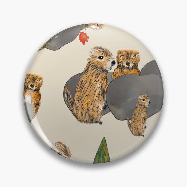 Item preview, Cute and Quirky Marmots  designed and sold by Clare Walker.