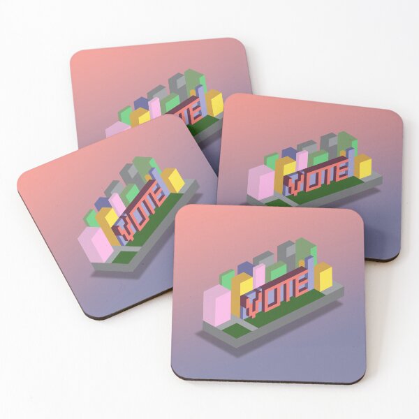 Item preview, Vote isometric city designed and sold by Velentine.