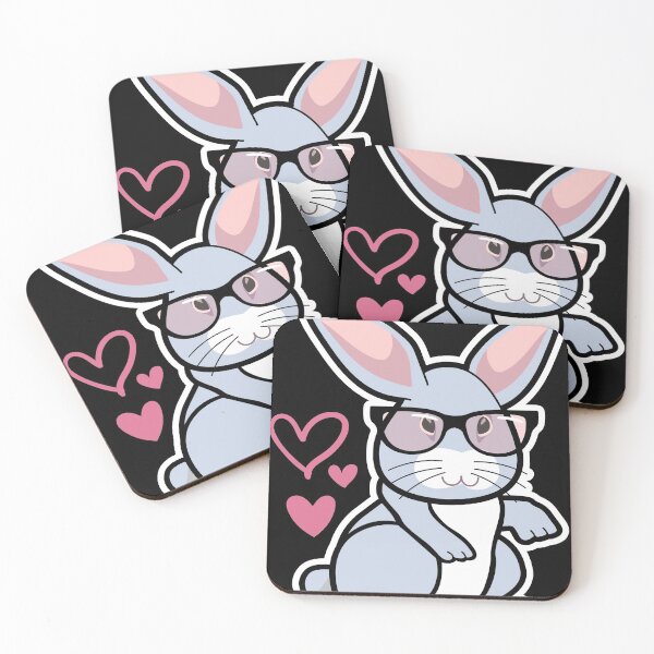 Item preview, Nerdy Rabbit in Glasses Gift graphic | Geek Bunny Tee designed and sold by Lisbob.