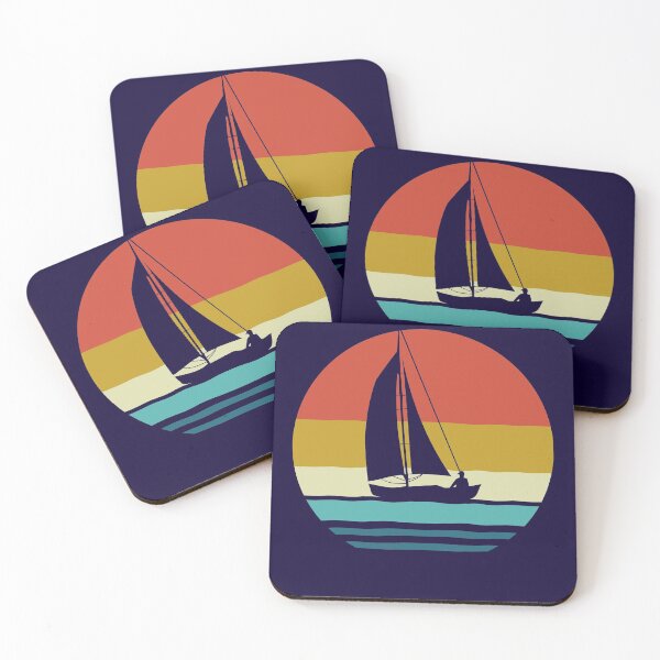 Item preview, Boat Sailing - Vintage Retro Boat Sailing - Sail Boat Sailer Gift designed and sold by HappyTees Lab.