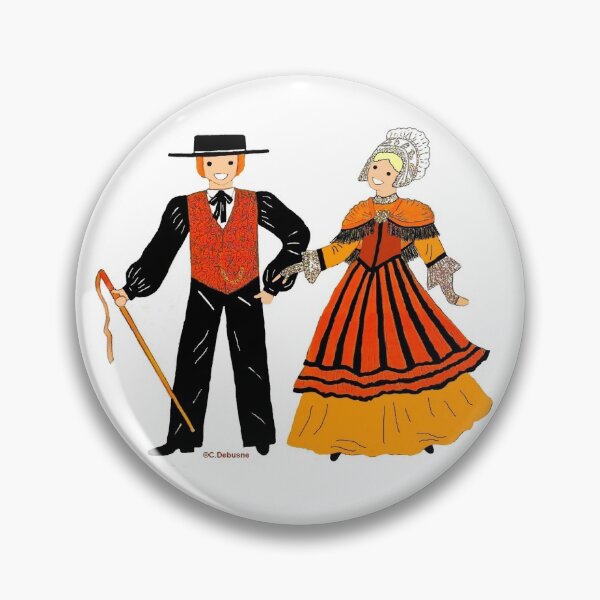 Item preview, AUVERGNE Traditional Costumes, France designed and sold by Catherine Debusne.